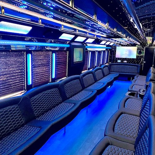 Ultimate Party Bus Interior