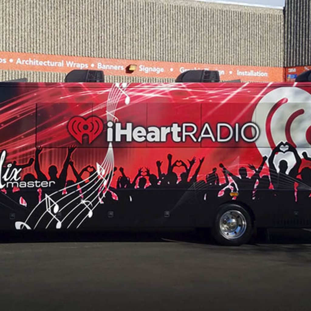 Party Bus Graphics Custom Wrap