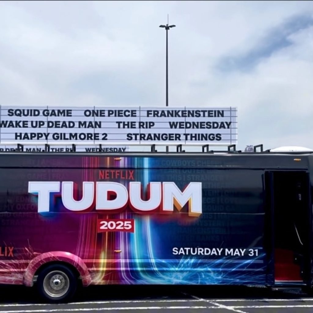 Netflix Wrap Party Bus Group